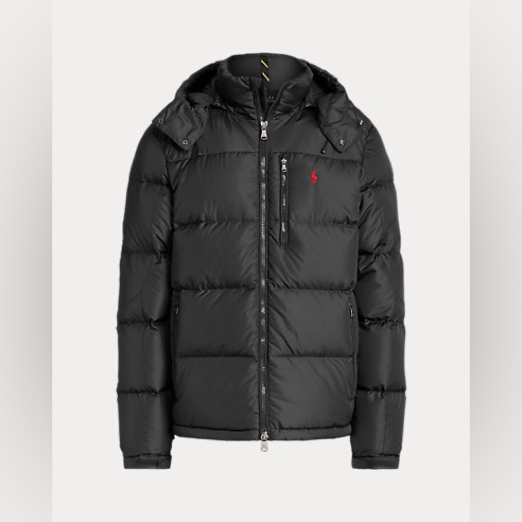 Grey Ralph Lauren Puffer Jacket. - Picture 3 of 3